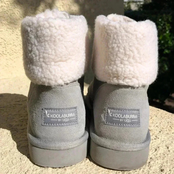 Kookaburra by Ugg Lytta Wild Dove Gray Ankle Boots Size 7 - Picture 4 of 10